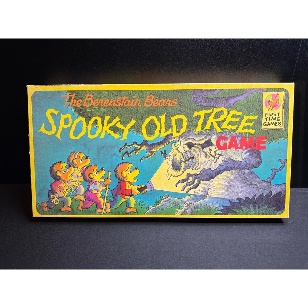 1989 Berenstain Bears Spooky Old Tree Game COMPLETE Random House Vintage
